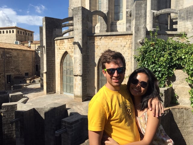(Catedral de Girona, Catalunya, Spain). There's so much for the both of them to see of the world. 