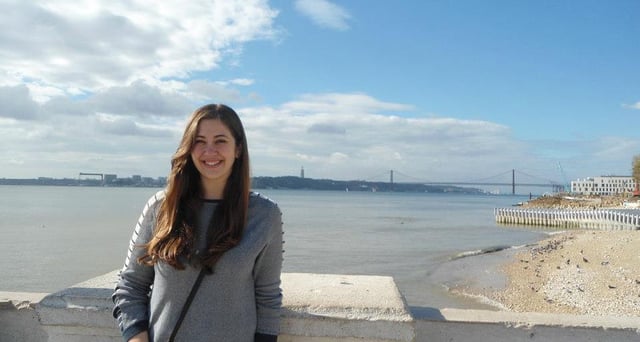 She took full advantage of her chance to be immersed in other countries. (Lisbon, Portugal)