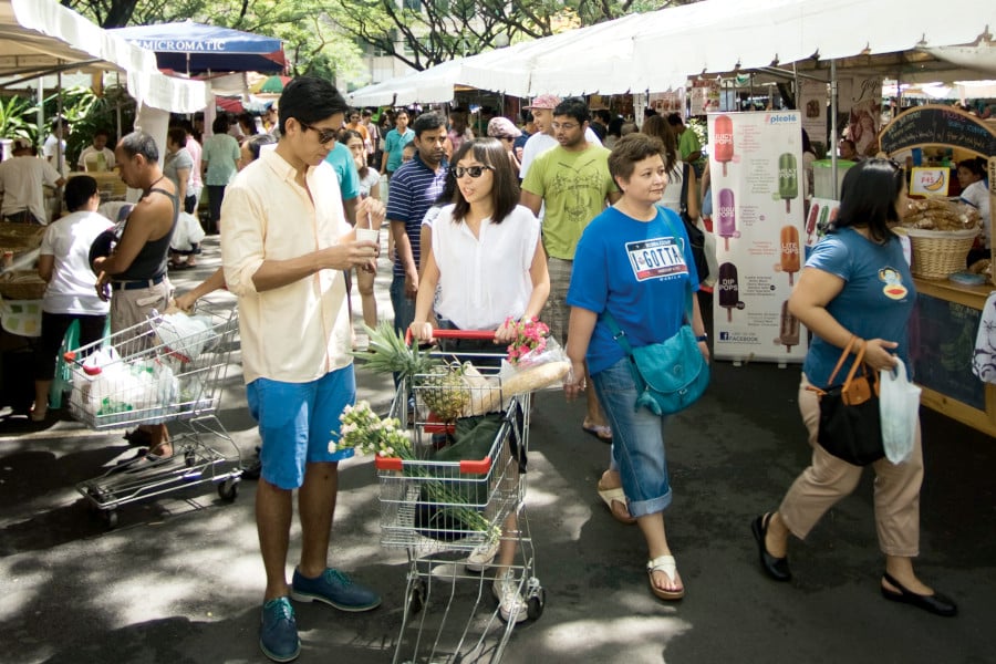 Salcedo Weekend Market, Makati City. Photo by Justin Ventura courtesy of the Department of Tourism