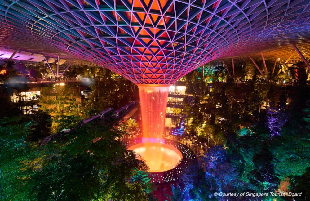 Jewel Changi Airport at Night